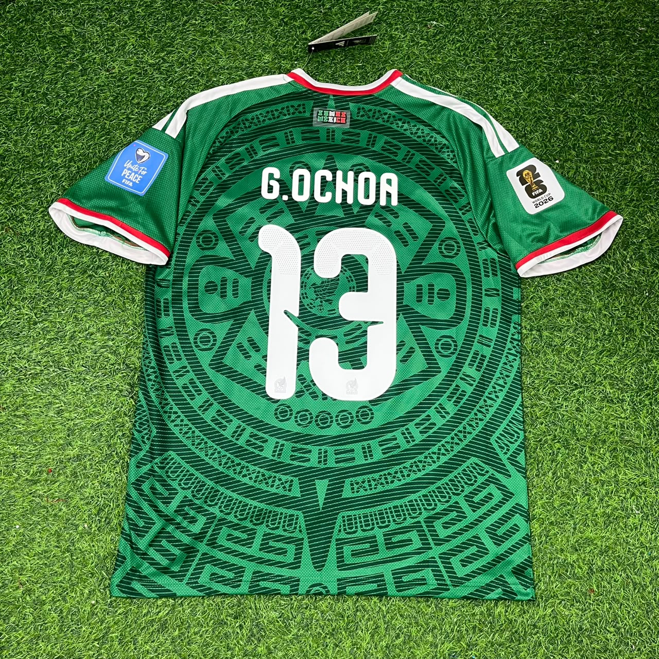 Mexico World Cup 2026 Guillermo Ochoa Home Green Football Jersey