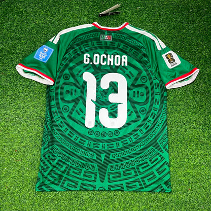 Mexico World Cup 2026 Guillermo Ochoa Home Green Football Jersey