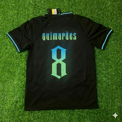 Bruno Guimaraes Brazil Retro Football Jersey