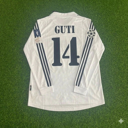 Guti Hernández 14- Real Madrid 2002/2003 Long Sleeve Home Jersey