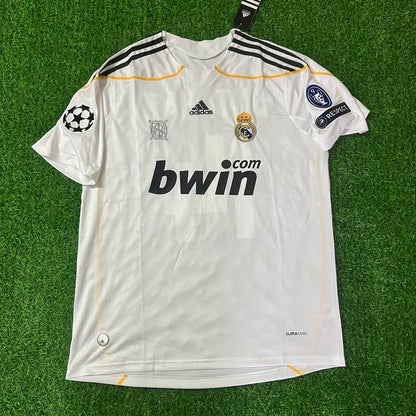 Javier Saviola Real Madrid 2009 2010 Retro Jersey Soccer Shirt Trikot