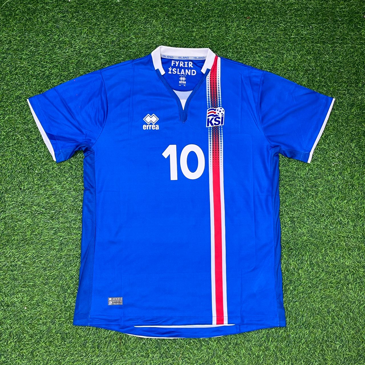 Iceland EURO 2016 Gylfi Sigurdsson Home Retro Football Jersey