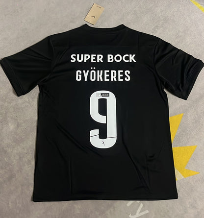 Viktor Gyökeres Sporting CP Lisbon Commemorative Black Football Jersey