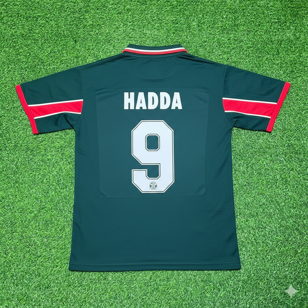 Abdeljalil Hadda Morocco Home Retro Football Jersey Kit
