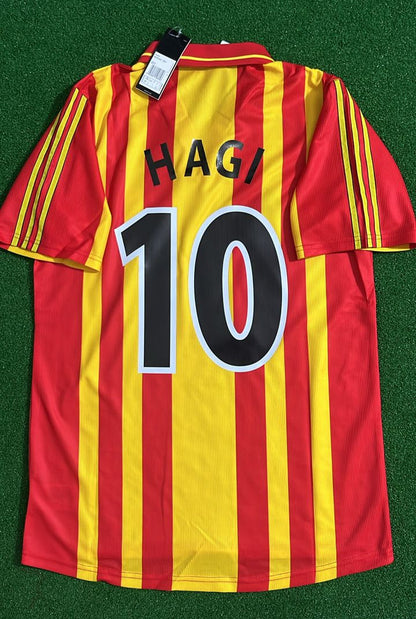 Gheorghe Hagi #10 Galatasaray 2000 UEFA Super Kupa Final Retro Football Jersey Kit Forma