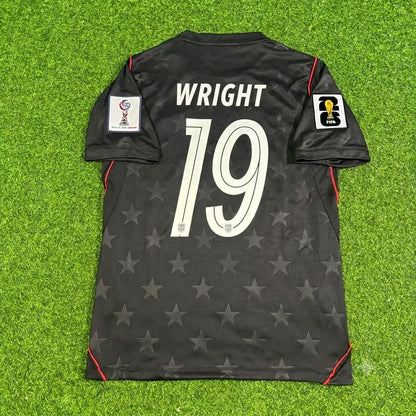 USA USMNT World Cup 2026 Haji Wright Black Football Jersey