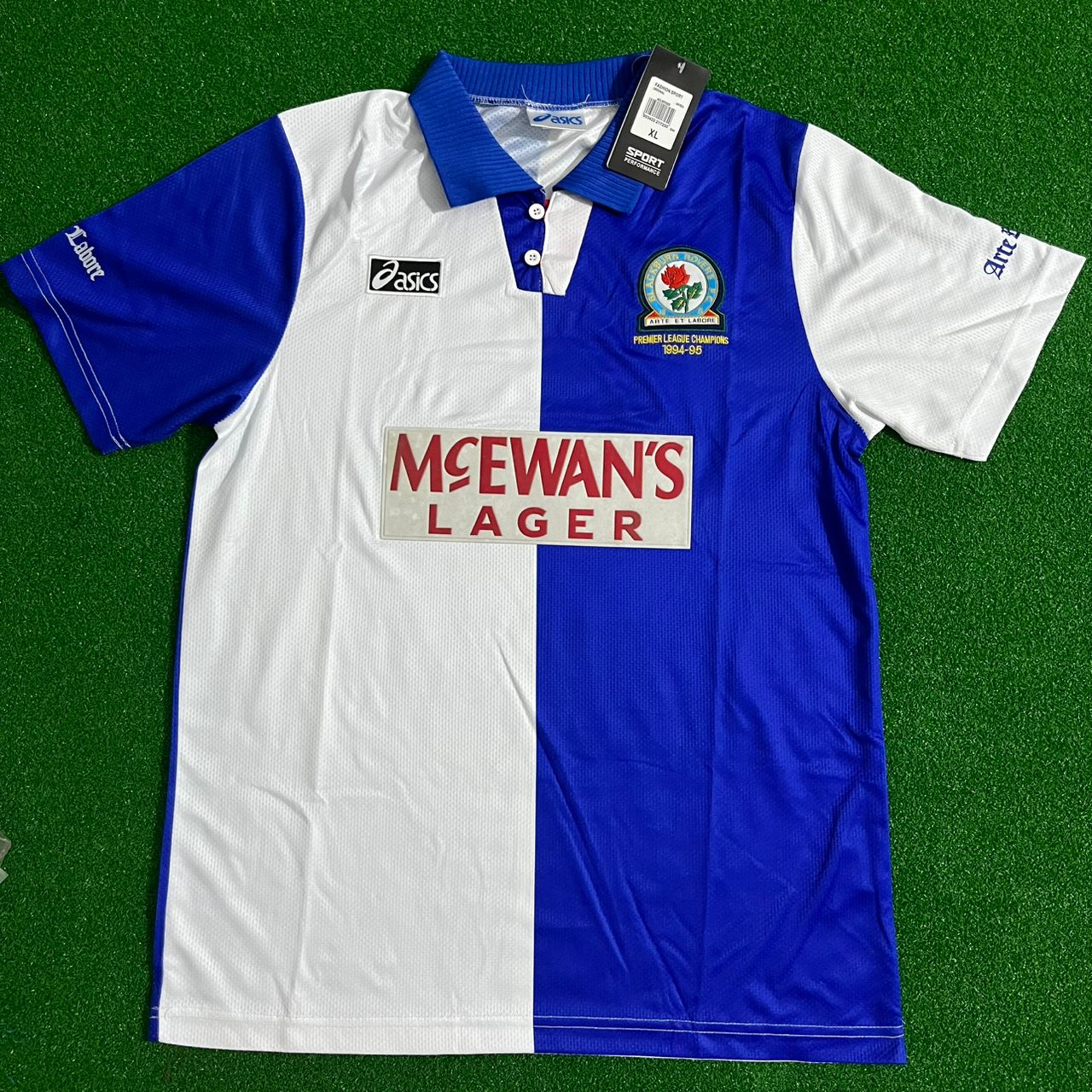 Hakan Şükür Blackburn Rovers Retro Home Football Jersey Kit