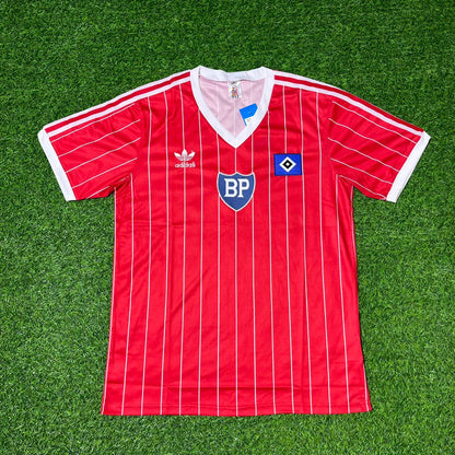 Hamburger SV Retro Heimtrikot 1984 Rot Fußball Hamburg Retro