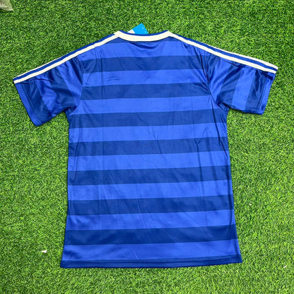 Hamburger SV Retro Heimtrikot 1986 Blau Fuball HSV 1986 Blaues Heimtrikot Soccer Kit Football Jersey
