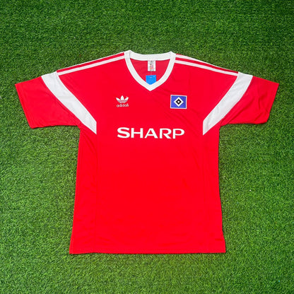 HSV 1988 Rotes Heimtrikot Fußball Hamburger SV 1988 retro