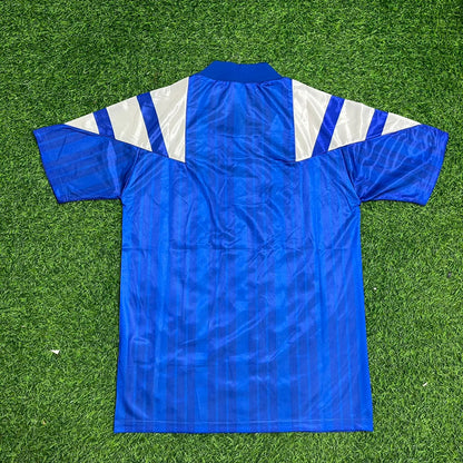 HSV 92-93 Heimtrikot Blau Fusball Hamburger SV Retro Heimtrikot Soccer Kit Football Jersey