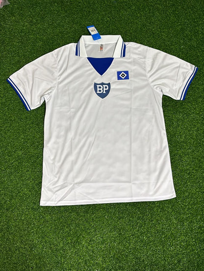 Hamburger SV HSV 1979 Weißes Retro Auswärtstrikot Jersey