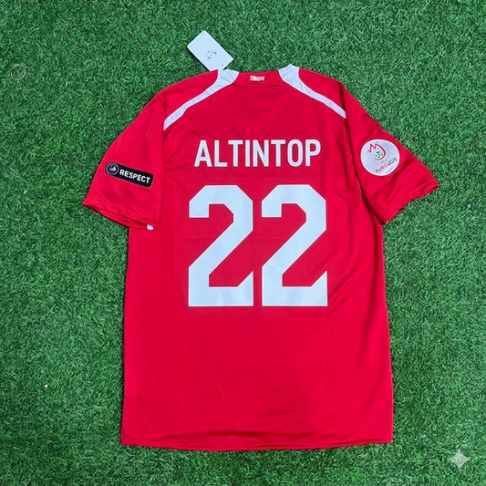 Turkey Türkiye EURO 2008 Hamit Altıntop #22 Turkey Retro Football Jersey