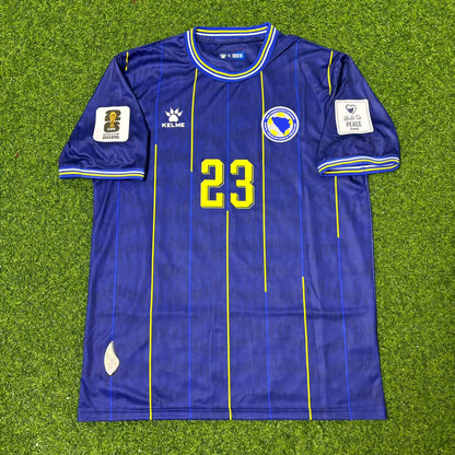 Bosnia and Herzegovina World Cup 2026 Haris Tabaković Dark Blue Football Jersey
