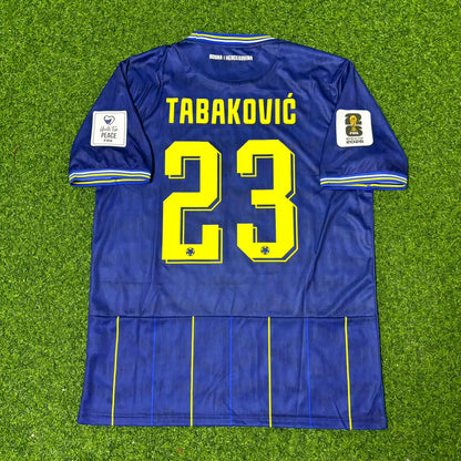 Bosnia and Herzegovina World Cup 2026 Haris Tabaković Dark Blue Football Jersey