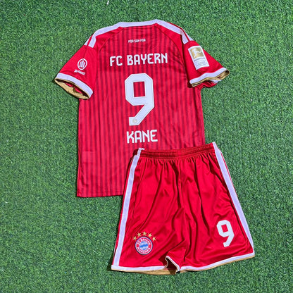 Bayern Munich 2027 Harry Kane #9 Bundesliga Championship Patch Kids Football Jersey