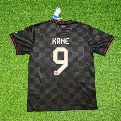 Harry Kane Bayern Munich 2026 Black Kids Football Jersey Kit