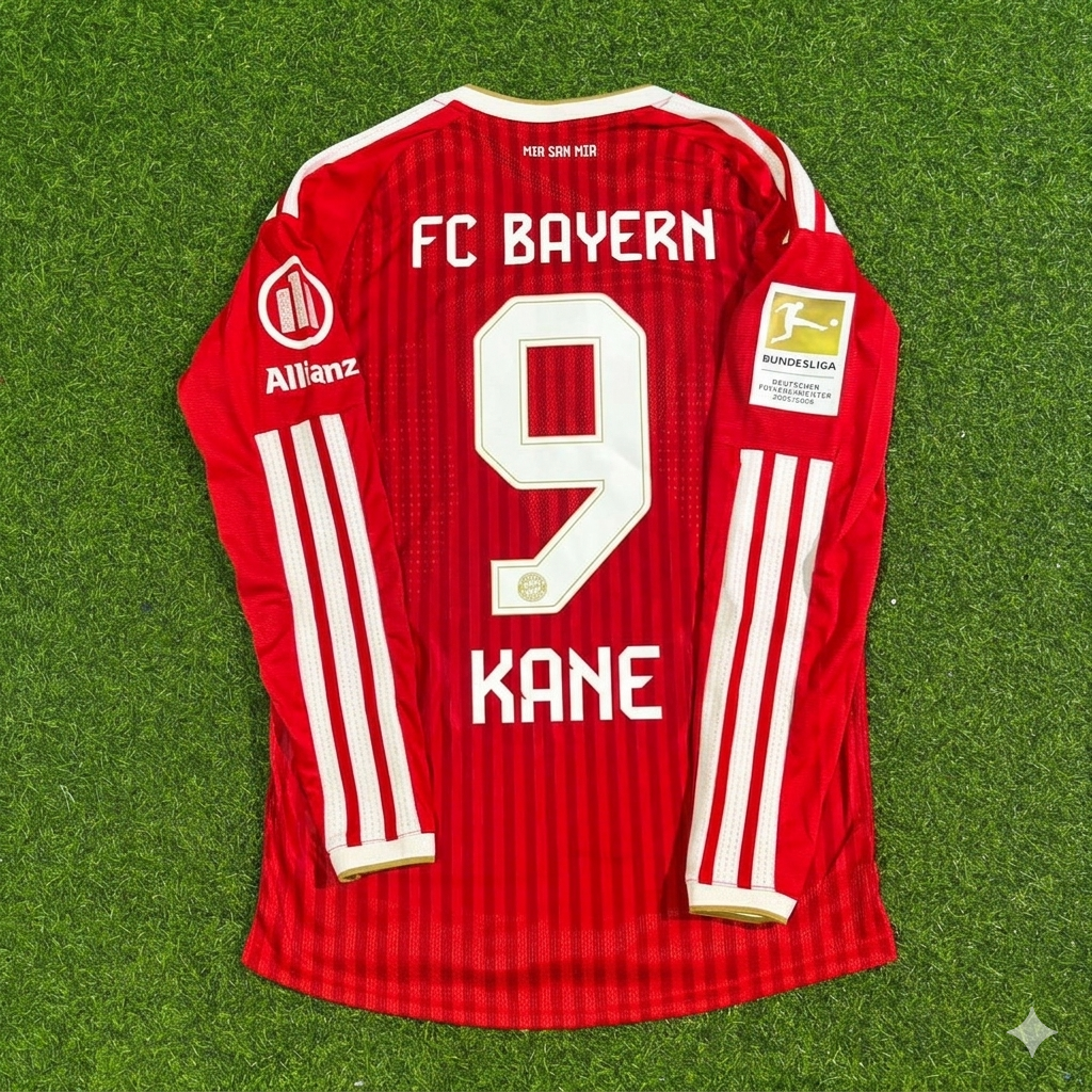 Harry Kane #9 Bayern Munich 2027 Championship Long Sleeve Football Jersey Kit