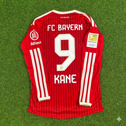 Harry Kane #9 Bayern Munich 2027 Championship Long Sleeve Football Jersey Kit