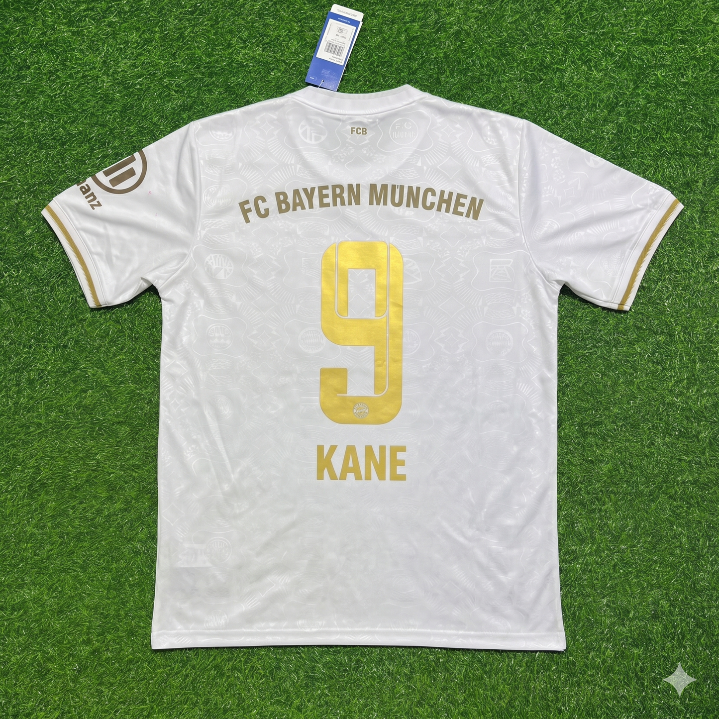 Harry Kane #9 FC Bayern München 125 Years Anniversary Special-Edition White Football Jersey