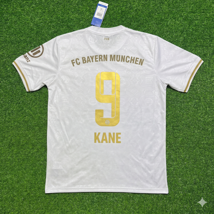 Harry Kane #9 FC Bayern München 125 Years Anniversary Special-Edition White Football Jersey