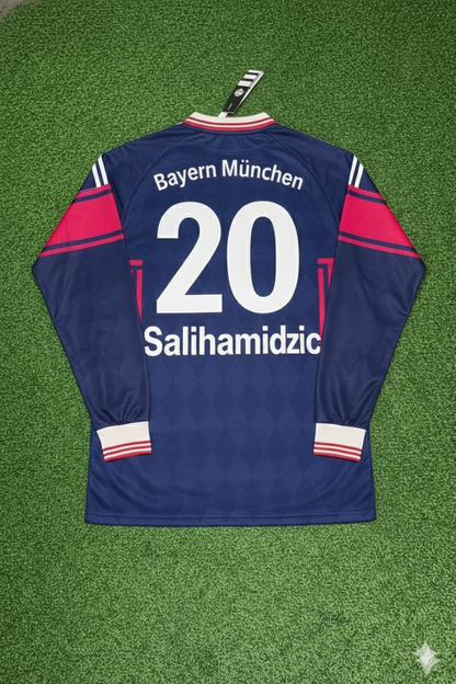 Hasan Salihamidzic FC Bayern München 1997/98 Saison Langarm Heim Retro
