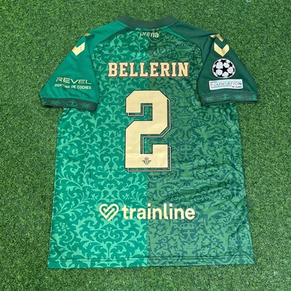 Real Betis 2027 Héctor Bellerín #2 Away Champions League Patch Football Jersey