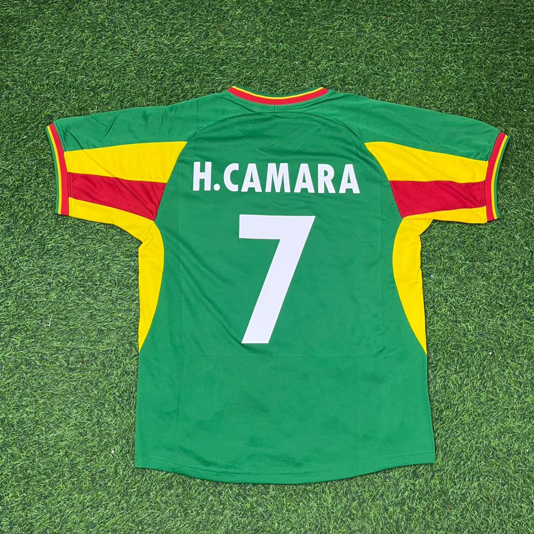 Senegal World Cup 2002 Henri Camara Retro Football Jersey