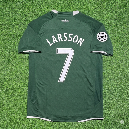 Henrik Larsson #7 Celtic Home Retro Football Jersey