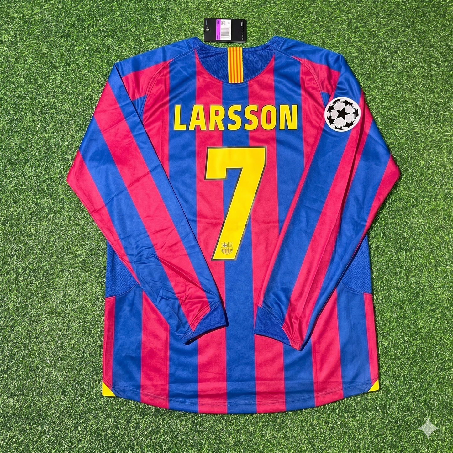 Henrik Larsson Barcelona 2006 Final Retro Football Jersey Kit