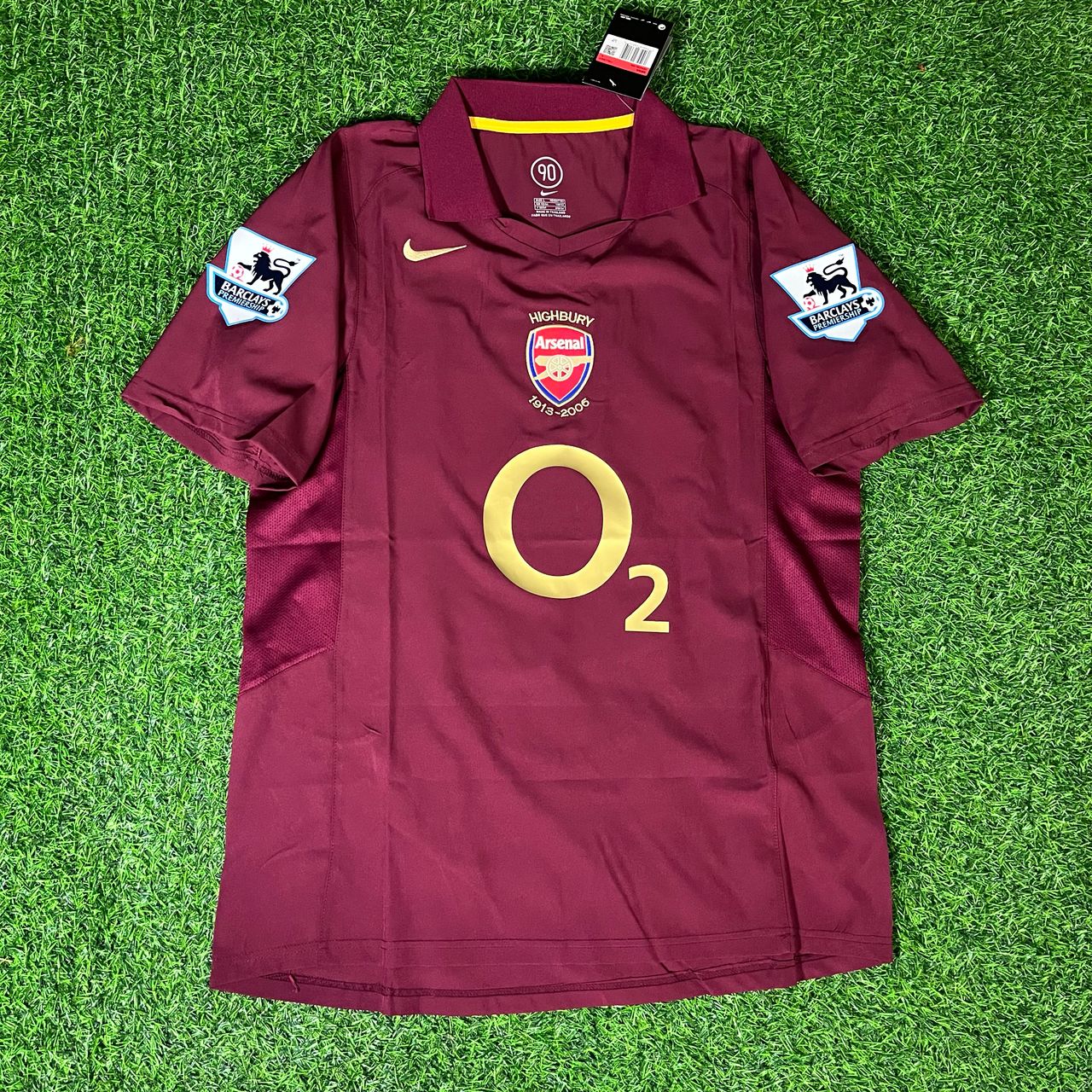 Thierry Henry Arsenal 2006 Highbury Burgundy Retro Football Jersey Kit