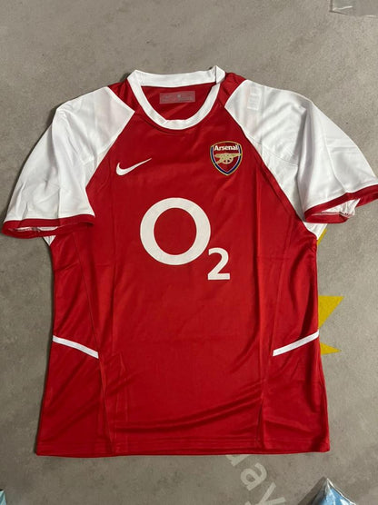 Viktor Gyökeres 14 - Arsenal o2 2002/03 Home Retro Football Jersey Kit Soccer
