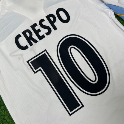 Hernan Crespo Lazio 1999 2000 White Long Sleeve Retro Football Jersey Collection