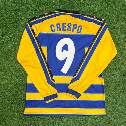 Hernán Crespo Parma 1999/2000 Retro Long Sleeve Football Jersey Collection