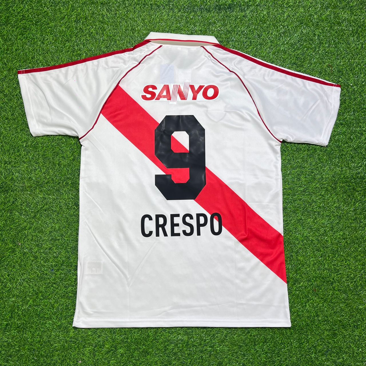 Hernan Crespo River Plate 1993/1994 Retro Home Football Jersey Kit