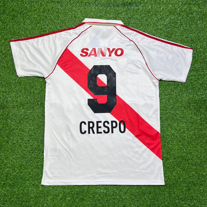 Hernan Crespo River Plate 1993/1994 Retro Home Football Jersey Kit