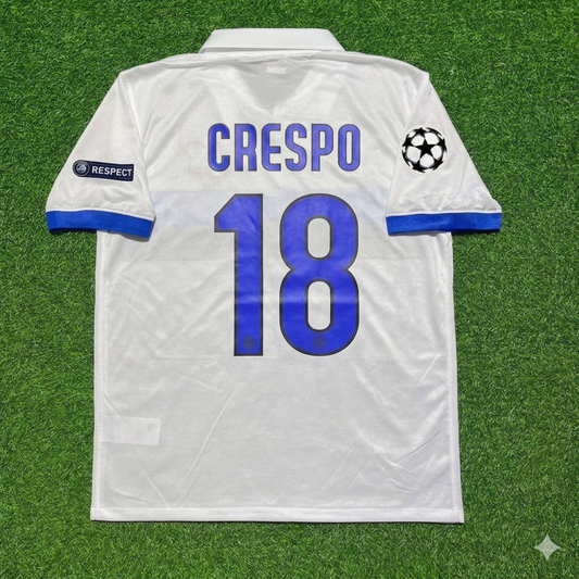 Hernan Crespo Inter 2009/2010 White Retro Football Jersey Kit