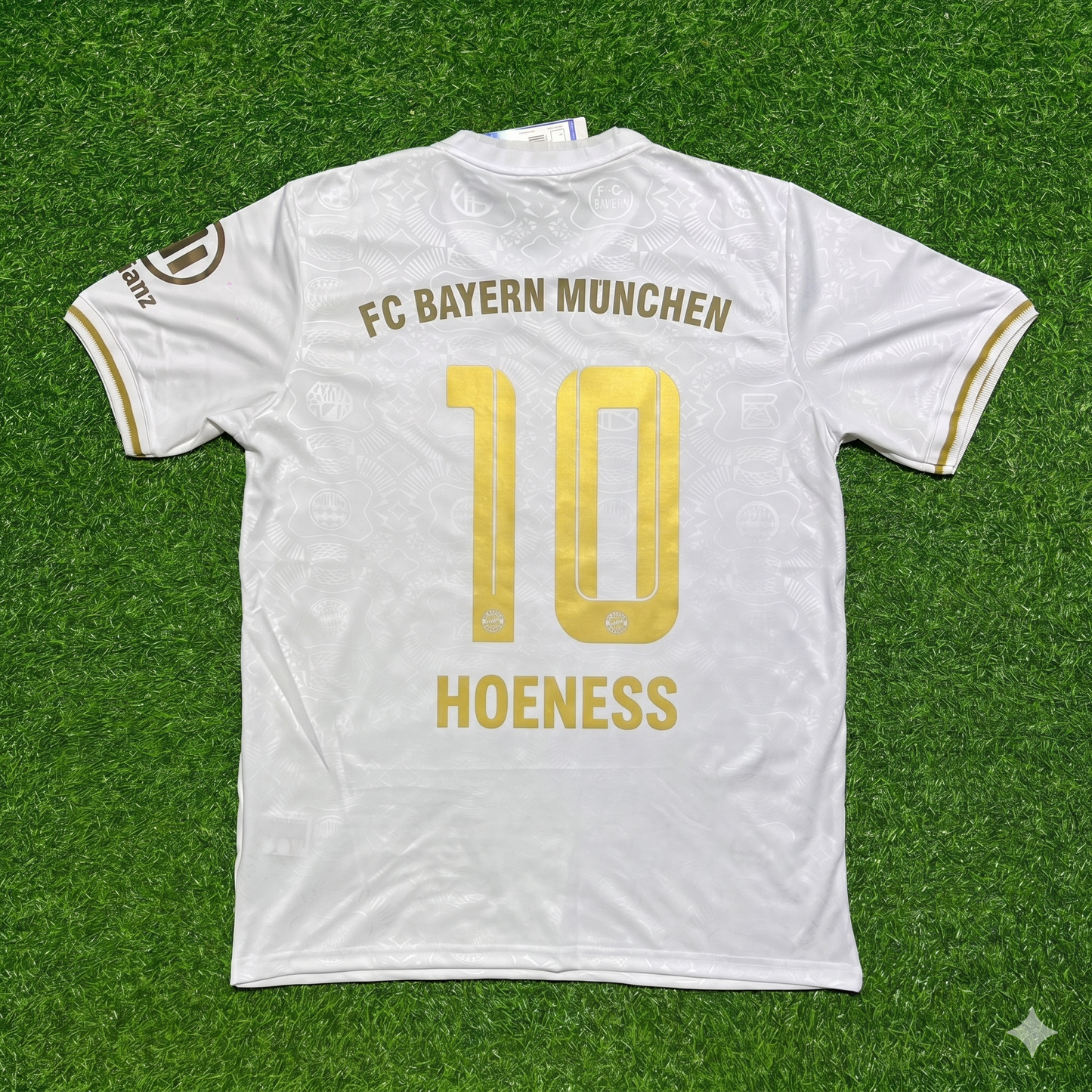 Uli Hoeness #10 FC Bayern München 125 Years Anniversary Special-Edition White Football Jersey