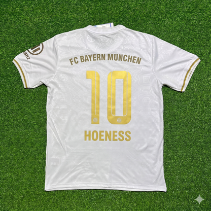 Uli Hoeness #10 FC Bayern München 125 Years Anniversary Special-Edition White Football Jersey