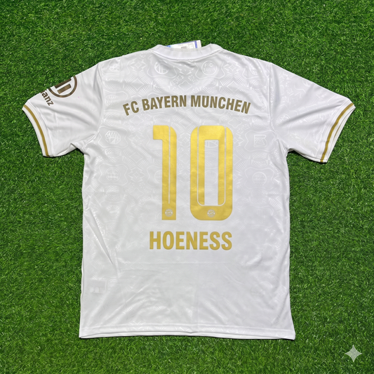 Uli Hoeness #10 FC Bayern München 125 Years Anniversary Special-Edition White Football Jersey