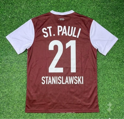Holger Stanislawski St. Pauli 1994 Auswärts Retro Football Jersey