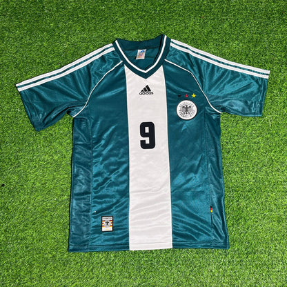Horst Hrubesch Deutschland Auswarts Retro Fussballtrikot Jersey