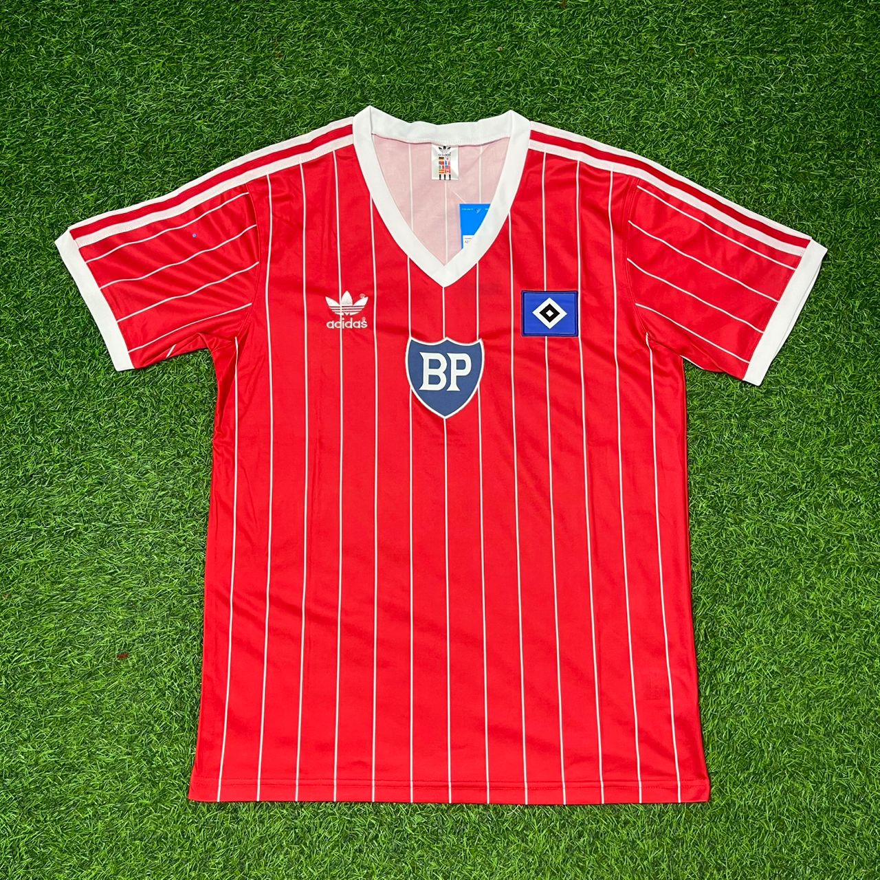 Horst Hrubesch Hamburger SV Rotes Heimtrikot Retro Fußballtrikot Jersey