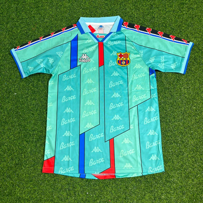 Hristo Stoichkov #8 Barcelona 1996 1997 Home Retro Football Jersey