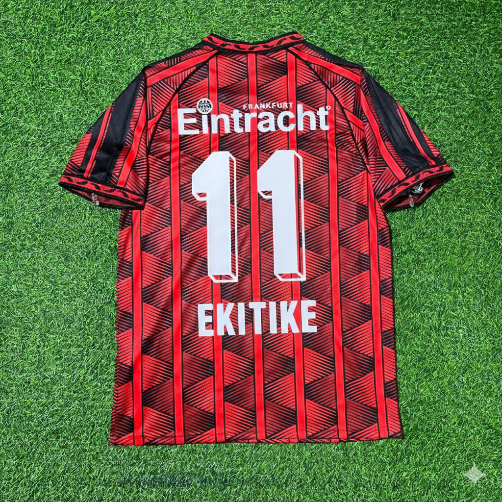 Hugo Ekitiké 11- Eintracht Frankfurt Retro Fußballtrikot Jersey