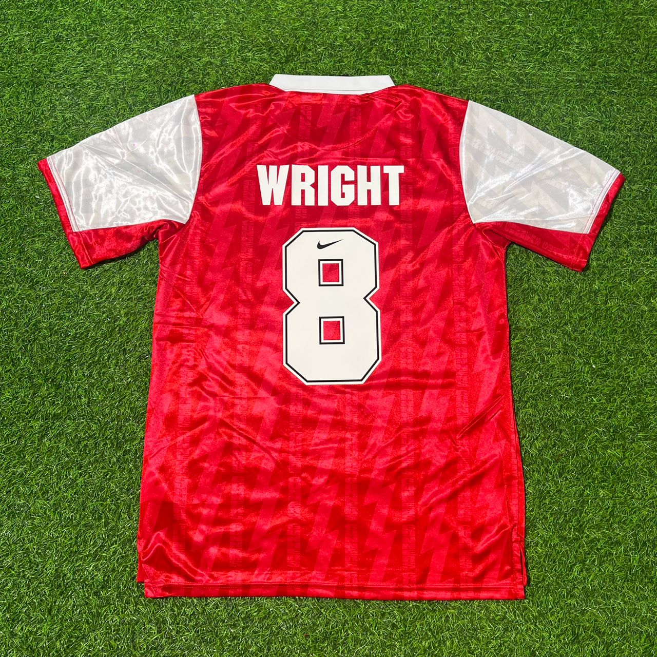 Ian Wright Arsenal 1994 96 Home Red Retro Football Jersey Kit