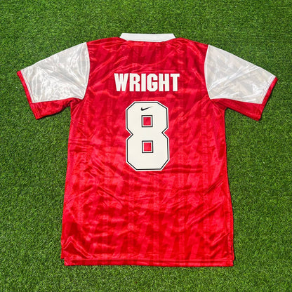 Ian Wright Arsenal 1994 96 Home Red Retro Football Jersey Kit