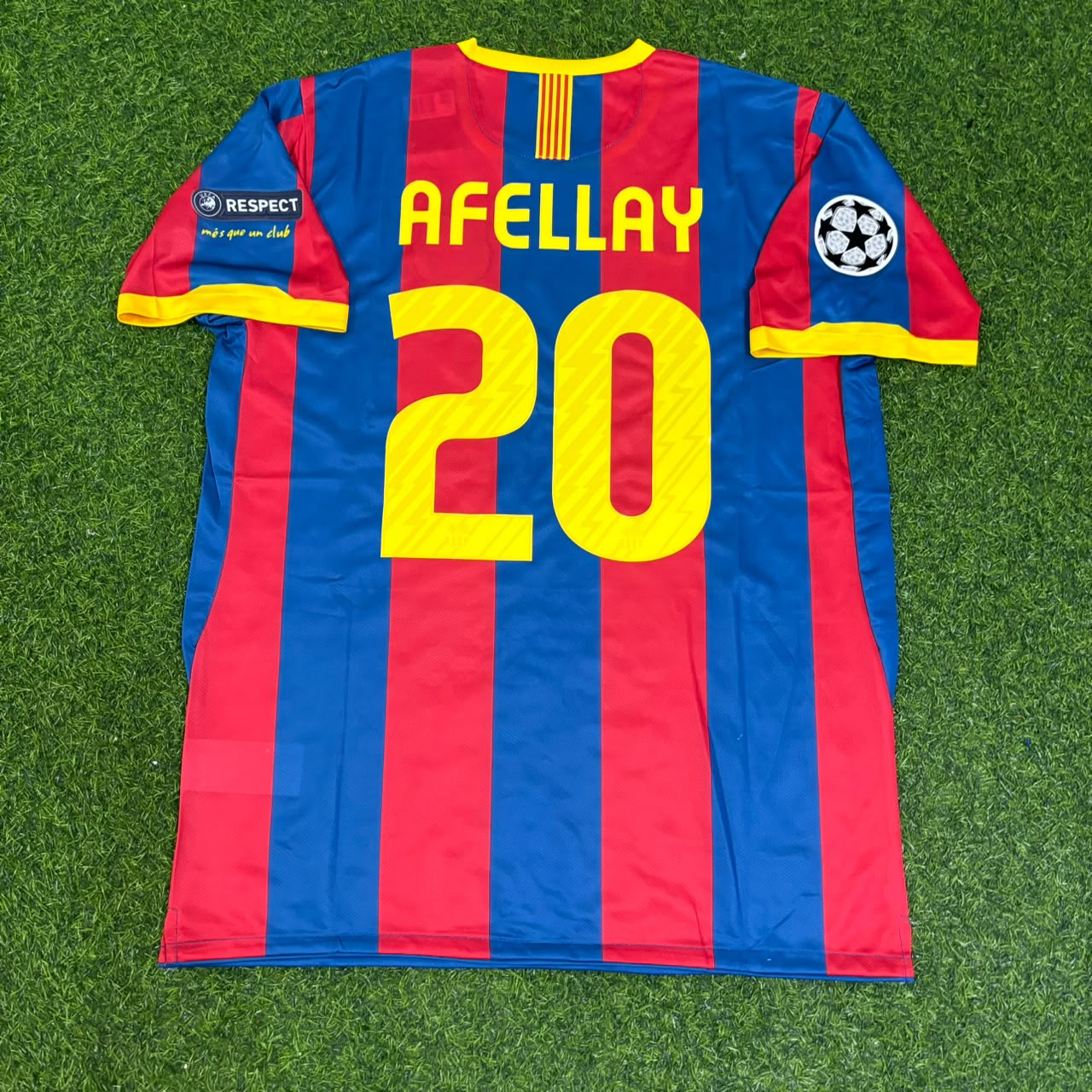 İbrahim Afellay 20- Barcelona 2011 London Final Football Jersey