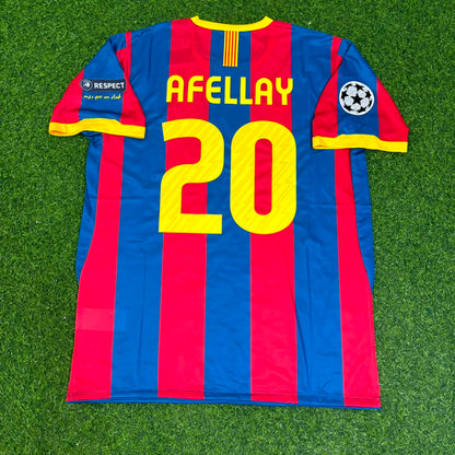 İbrahim Afellay 20- Barcelona 2011 London Final Football Jersey
