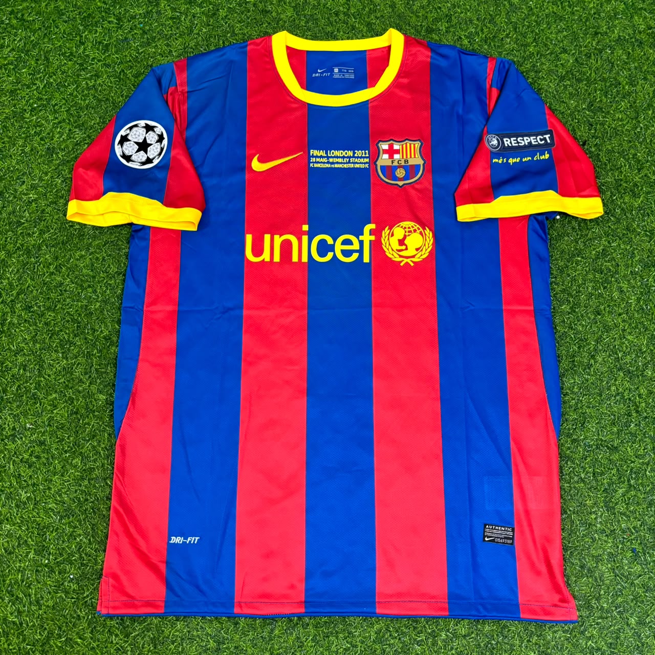 İbrahim Afellay 20- Barcelona 2011 London Final Football Jersey